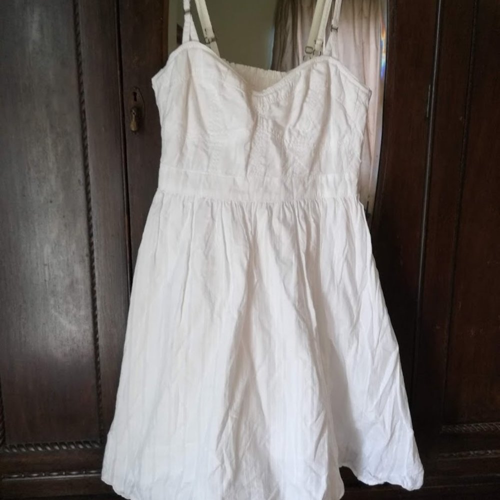 Fossil cotton white dress - size S